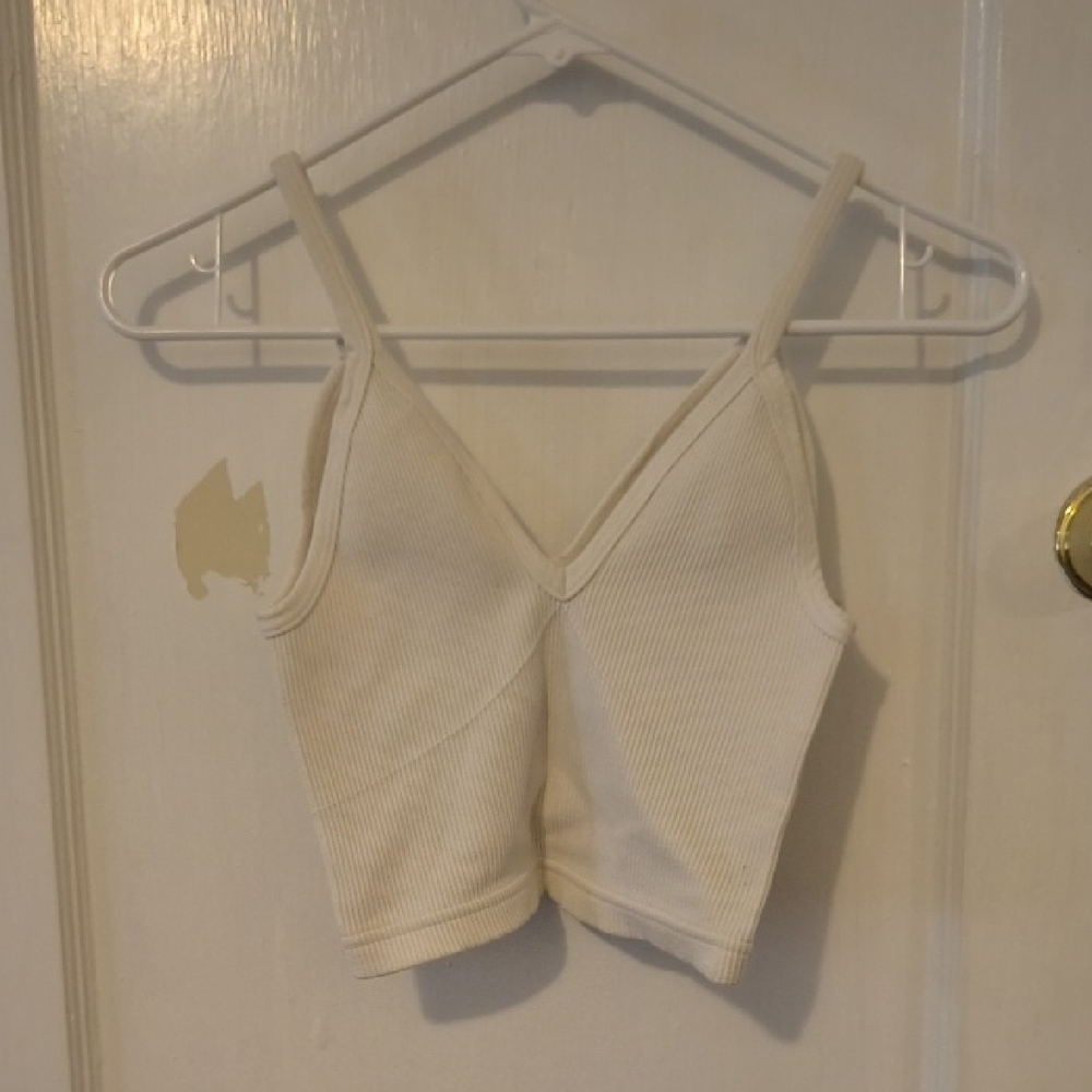 FP Movement By Free People | Chic Cream Ribbed Camisole